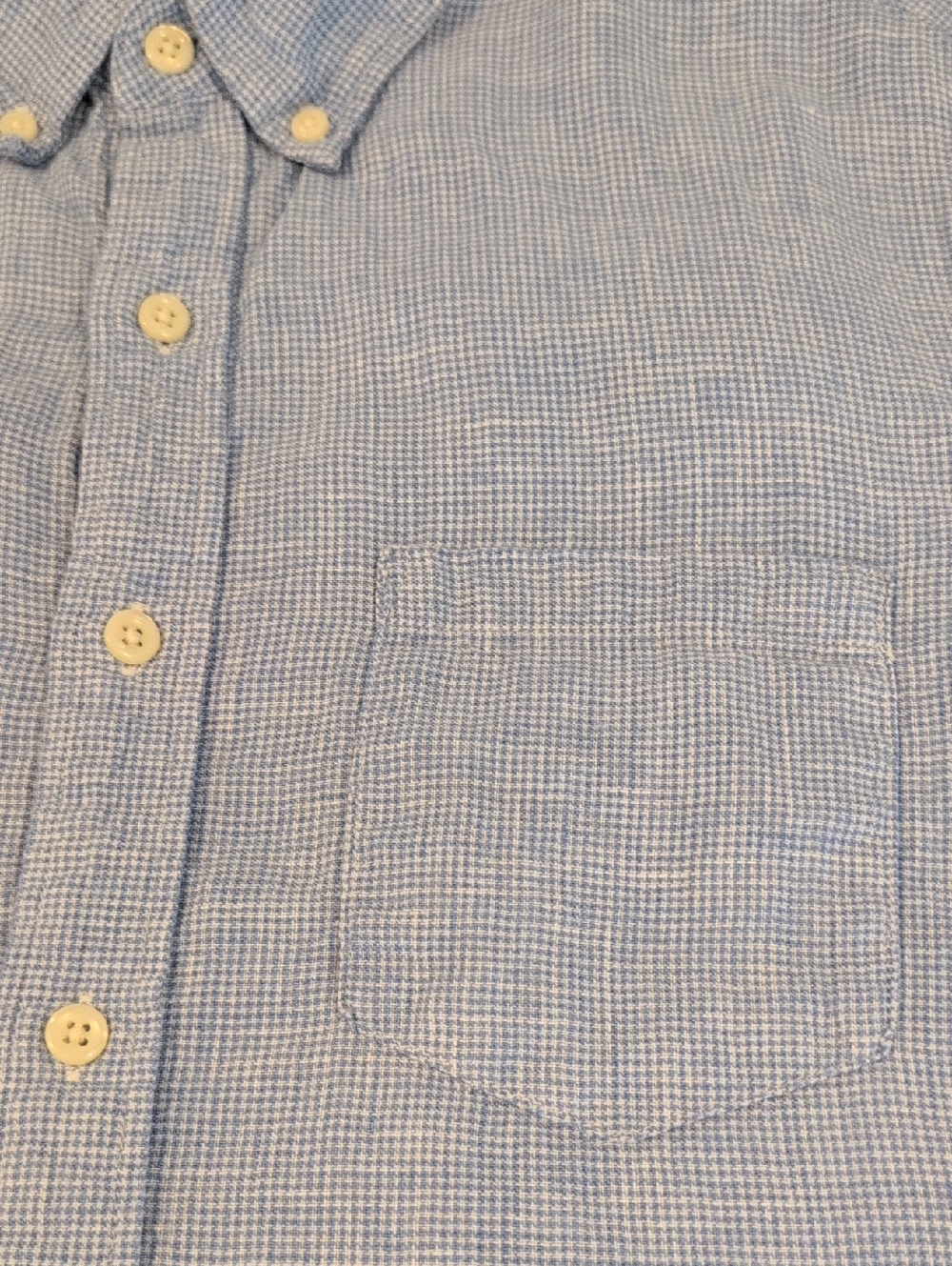 J. Crew Men's Small Linen-Cotton Long Sleeve Button Down Shirt Style #BW356 - Picture 7 of 14